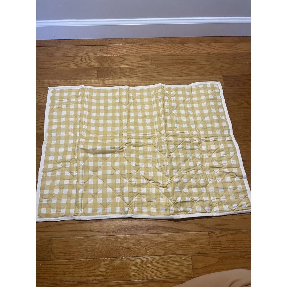 Chaps Home Dylan‎ Standard Sham Yellow And White Gingham 26